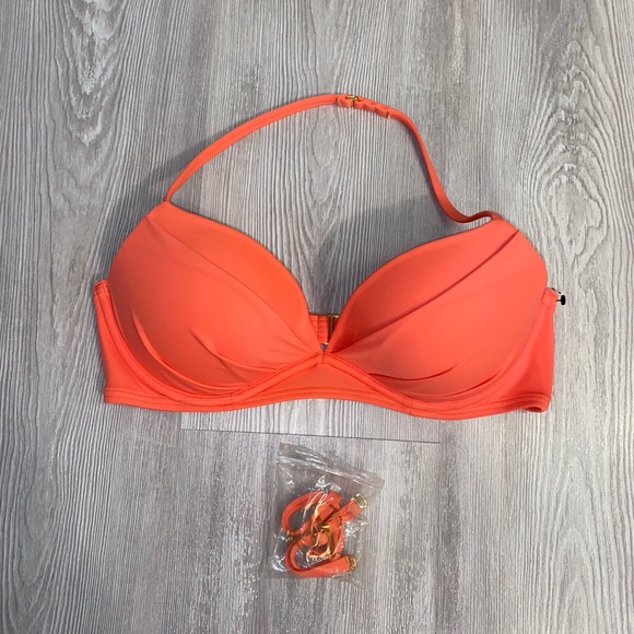 NWOT Victoria’s Secret coral angel convertible/Maui multi way bikini top 34c - Picture 6 of 16